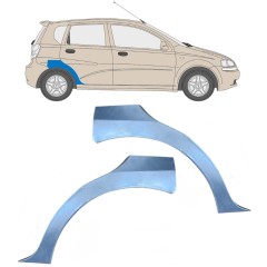 Aizmugurējā arka priekš Chevrolet Aveo 2003-2006 / Kreisais+Labais / HATCHBACK / Komplekts 6433