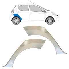 Aizmugurējā arka priekš Toyota Aygo 2005-2012 / Kreisais+Labais / Komplekts 16060