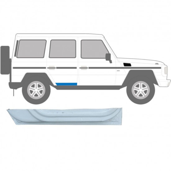 Aizmugurējo durvju panelis priekš Mercedes G-Class 1979- / Labā 5543