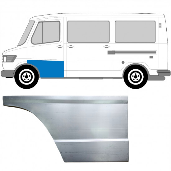 Priekšpuse durvju augsta panelis priekš Mercedes T1 1977-1996 / Kreisā 5225