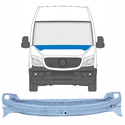 Vējstikla apakšējā daļa priekš Mercedes Sprinter 2006-2013 5980