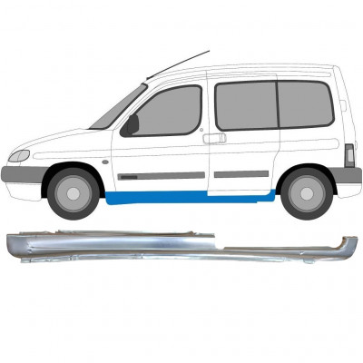 Slieksnis priekš Peugeot Partner 1996- / Kreisā 6955