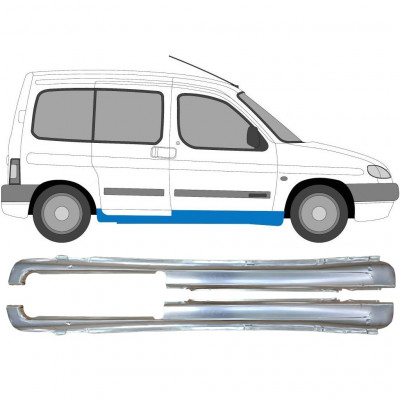 Slieksnis priekš Peugeot Partner 1996- / Kreisais+Labais / Komplekts 9538