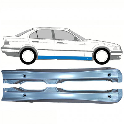 Pilns slieksnis priekš BMW 3 E36 1990-2000 / Kreisais+Labais / Komplekts 10856