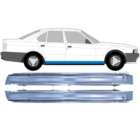 Pilns slieksnis priekš BMW 5 E34 1987-1996  / Kreisais+Labais / COMBI / SEDAN / Komplekts 6396