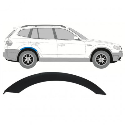 Aizmugurējā spārna sānu josla priekš BMW X3 2003-2010 / Labā 7646