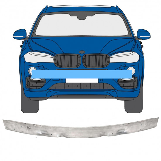 Priekšējais pastiprinājums priekš BMW X5 F15 F85 / X6 F16 F86 2013- 5506