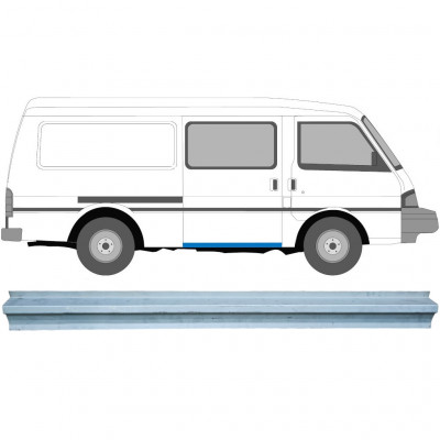 Bīdāmo durvju slieksnis priekš Mazda Bongo E-series 1984-1998 / Kreisā 5981