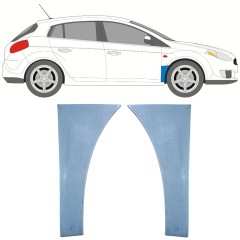 Priekšējā spārna daļa priekš Fiat Bravo II 2007-2014 / Kreisais+Labais / Komplekts 11545