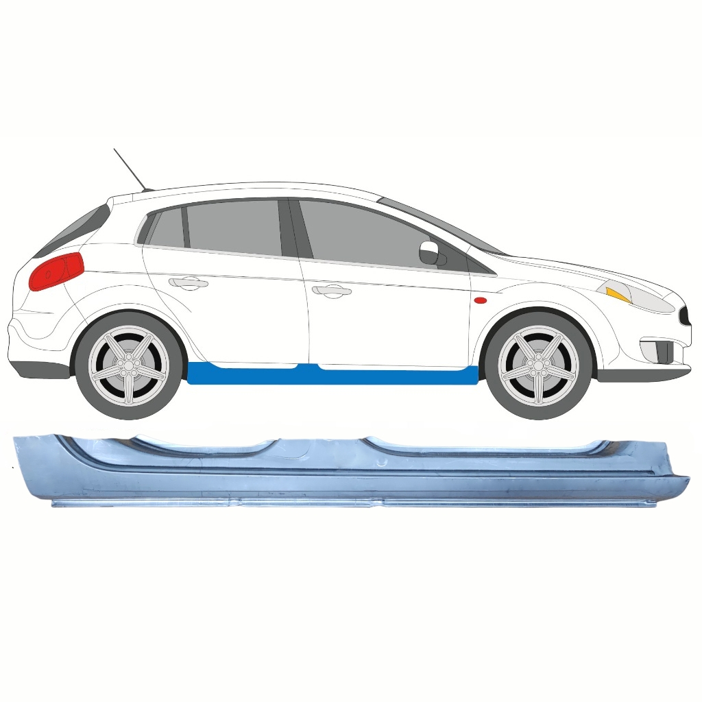 Pilns Slieksnis Priekš Fiat Bravo Ii 2007-2014 / Labā 10224