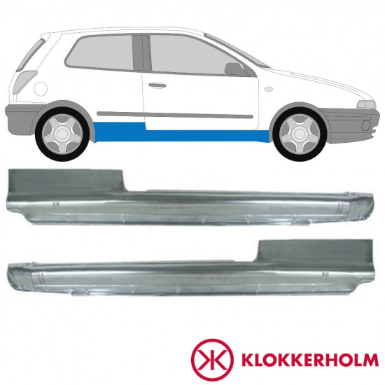 Slieksnis priekš Fiat Bravo 1995-2001 / Kreisais+Labais / Komplekts 10987