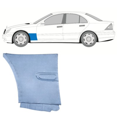 Priekšējā spārna daļa priekš Mercedes C-Class W203 2000-2007 / Kreisā 16030