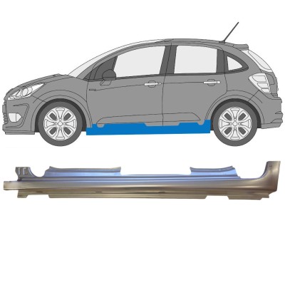 Pilns slieksnis priekš Citroen C3 2009-2016 / Kreisā 14636