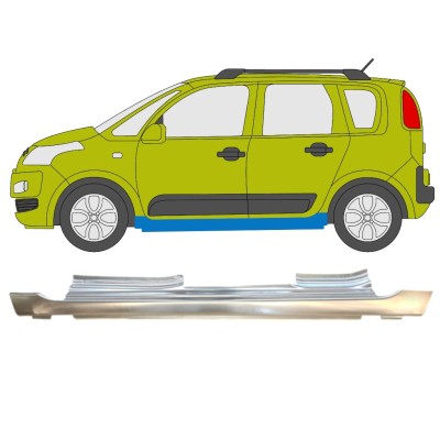 Pilns slieksnis priekš Citroen C3 Picasso 2008- / Kreisā 14633