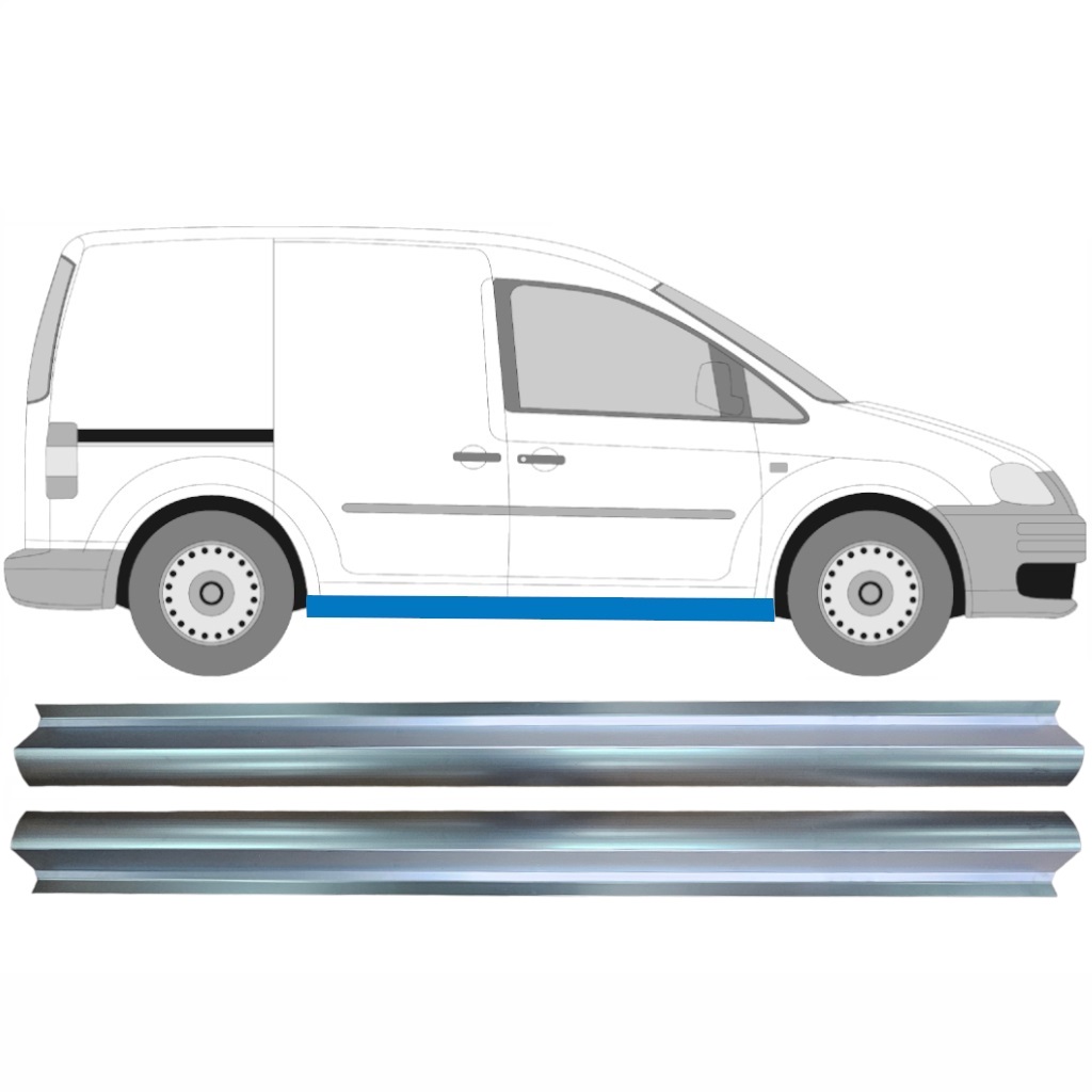 Slieksnis Priekš Volkswagen Caddy 2004-2020 / Kreisais = Labais (Simetrisks) / Komplekts 10485