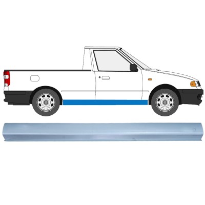 Slieksnis priekš Volkswagen Caddy 1995-2004 / Kreisais = Labais (simetrisks) / PICKUP 16185