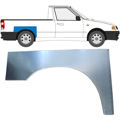 Aizmugurējā arka priekš Volkswagen Caddy 1995-2004 / Labā / PICKUP 16328