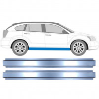 Iekšējais slieksnis priekš Dodge Caliber 2006-2013 / Kreisais = Labais (simetrisks) / Komplekts 10087