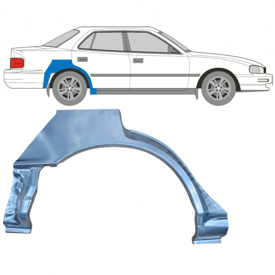 Aizmugurējā arka priekš Toyota Camry 1991-1996 / Labā 10997