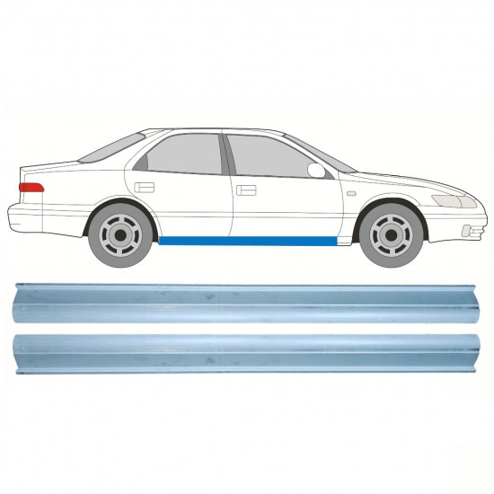 Slieksnis priekš Toyota Camry 1996-2001 / Kreisais = Labais (simetrisks) / Komplekts 10601