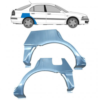 Aizmugurējā arka priekš Mitsubishi Carisma 1995-2006 / Kreisais+Labais / Komplekts 9228