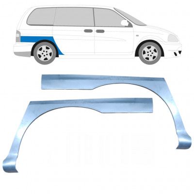 Aizmugurējā arka priekš Kia Sedona Carnival 1998-2006 / Kreisais+Labais / Komplekts 5198