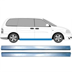 Slieksnis priekš Kia Carnival 1998-2006 / Kreisais = Labais (simetrisks) / Komplekts 10691