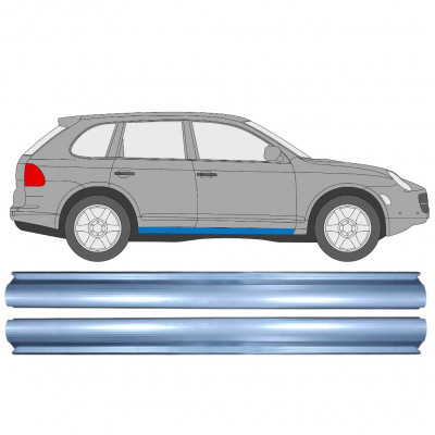 Slieksnis priekš Porsche Cayenne 2002-2010 / Kreisais = Labais (simetrisks) / Komplekts 10002