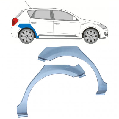 Aizmugurējā arka priekš Kia Ceed 2006-2012 / Komplekts 11742