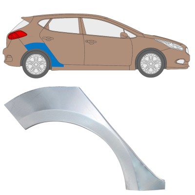 Aizmugurējā arka priekš Kia Ceed 2012-2018 / Labā 16334