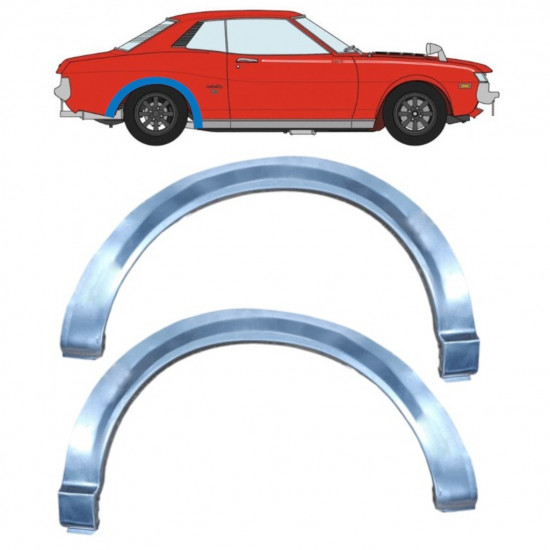 Aizmugurējā arka priekš Toyota Celica 1971-1978 / Kreisais+Labais / Komplekts 11005