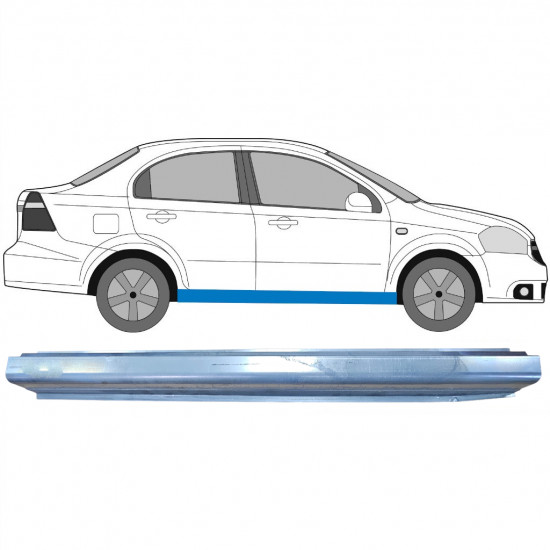 Slieksnis priekš Chevrolet Aveo 2003-2008 / Labā 5482