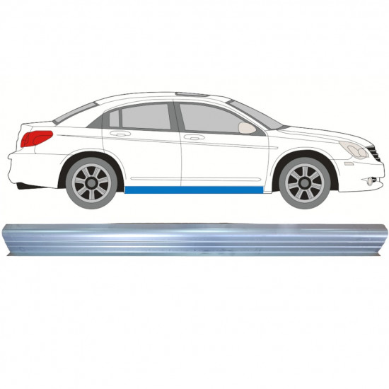 Slieksnis priekš Chrysler Sebring 2007-2010 / Kreisais = Labais (simetrisks) 10895