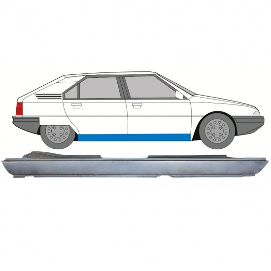 Pilns slieksnis priekš Citroen BX 1982-1994 / Labā 7671