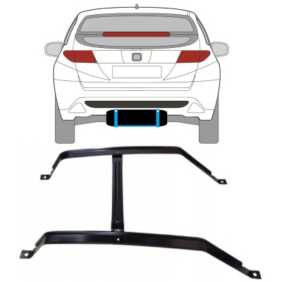 Degvielas tvertnes kronšteini priekš Honda Civic 2005-2011 15042