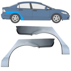 Aizmugurējā arka priekš Honda Civic 2005-2011 / Kreisais+Labais / SEDAN / Komplekts 16766