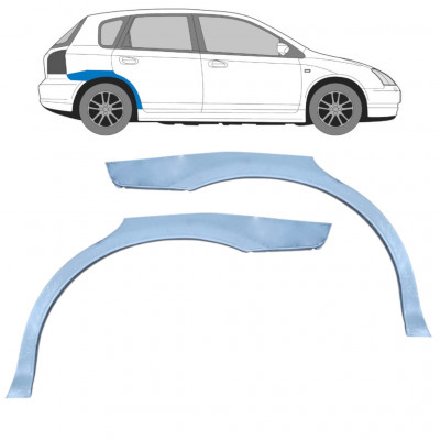 Aizmugurējā arka priekš Honda Civic 2001-2005 / Kreisais+Labais / Komplekts 9224