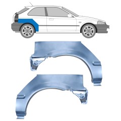 Aizmugurējā arka priekš Honda Civic EJ EK 1995-2001 / Kreisais+Labais / Komplekts 9163