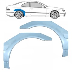 Aizmugurējā arka priekš Mercedes CLK W208 1997-2003 / Kreisais+Labais / Komplekts 9174