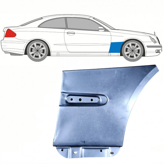 Priekšējā spārna daļa priekš Mercedes CLK 2002-2009 / Labā 8378