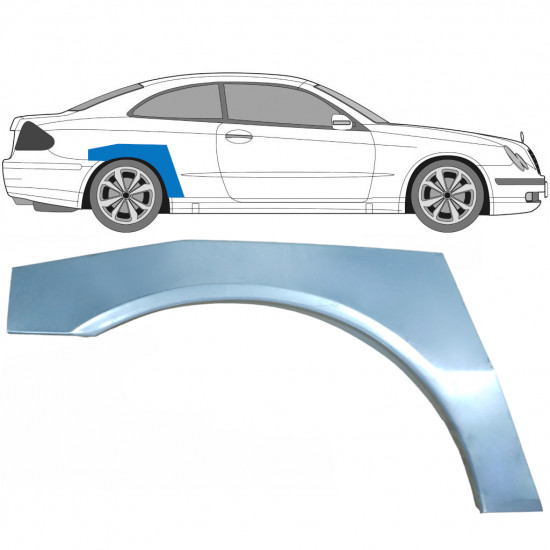 Aizmugurējā arka priekš Mercedes CLK 2002-2009 / Labā 5936