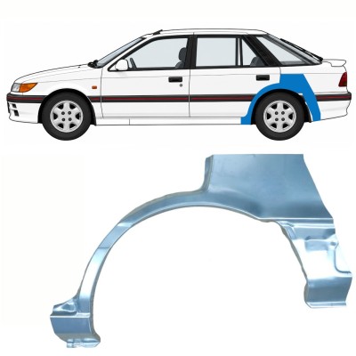 Aizmugurējā arka priekš Mitsubishi Colt 1988-1992 / Kreisā 10796