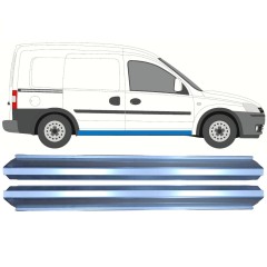 Slieksnis priekš Opel Combo C 2000-2010 / Kreisais = Labais (simetrisks) / Komplekts 10281
