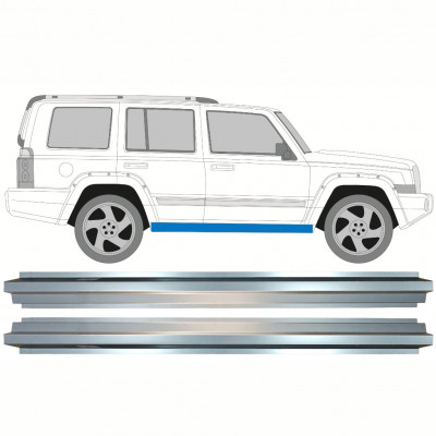 Iekšējais slieksnis priekš Jeep Commander 2005-2010 / Kreisais = Labais (simetrisks) / Komplekts 10057