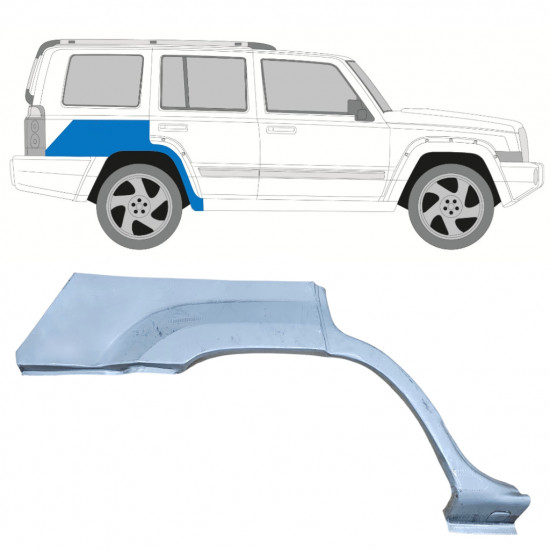 Aizmugurējā arka priekš Jeep Commander 2005-2010 / Labā 11890