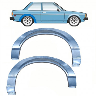 Aizmugurējā arka priekš Toyota Corolla 1979-1987 / Kreisais+Labais / Komplekts 10807