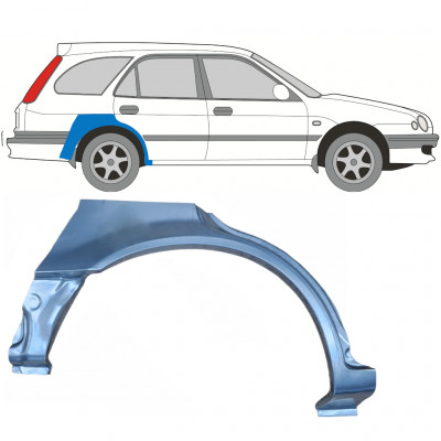 Aizmugurējā arka priekš Toyota Corolla 1997-2002 / Labā 5438