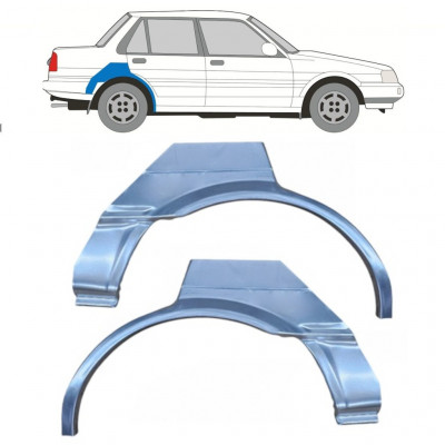 Aizmugurējā arka priekš Toyota Corolla 1983-1988 / Kreisais+Labais / Komplekts 9884