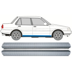 Slieksnis priekš Toyota Corolla E8 1983-1988 / Kreisais+Labais / Komplekts 9883