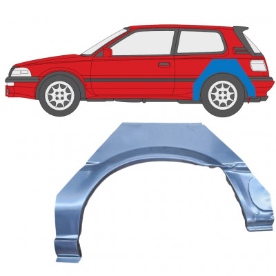 Aizmugurējā arka priekš Toyota Corolla 1987-1994 / Kreisā 8642